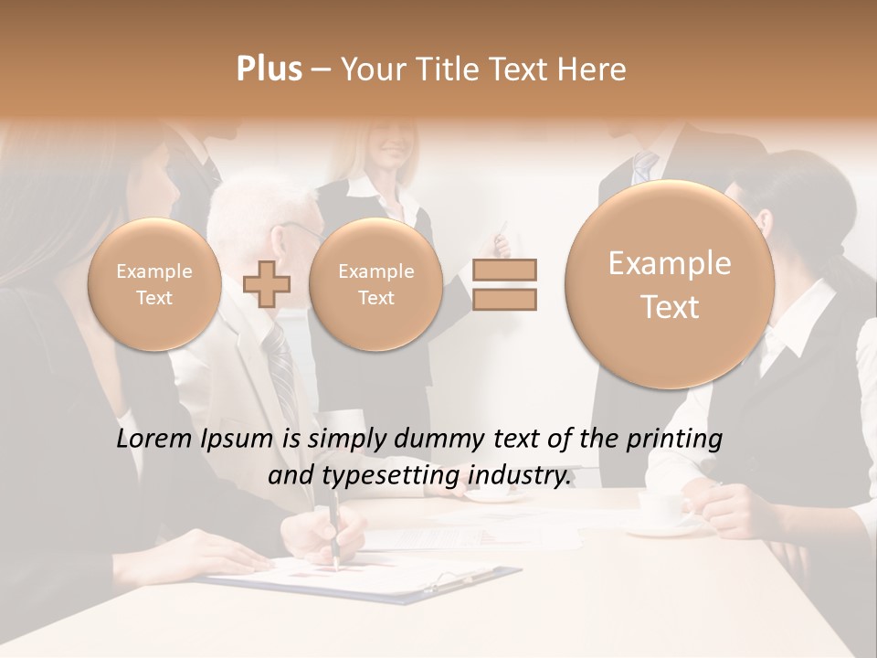 Speaker Cooperation Wellbeing PowerPoint Template