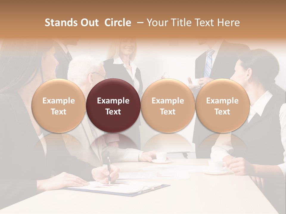 Speaker Cooperation Wellbeing PowerPoint Template