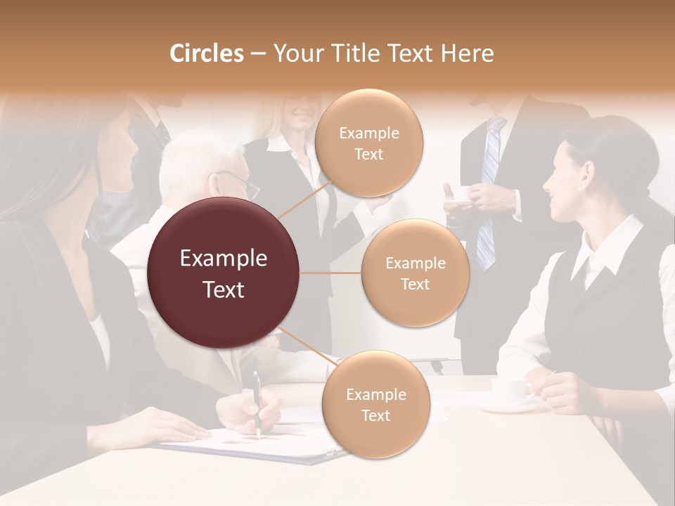 Speaker Cooperation Wellbeing PowerPoint Template