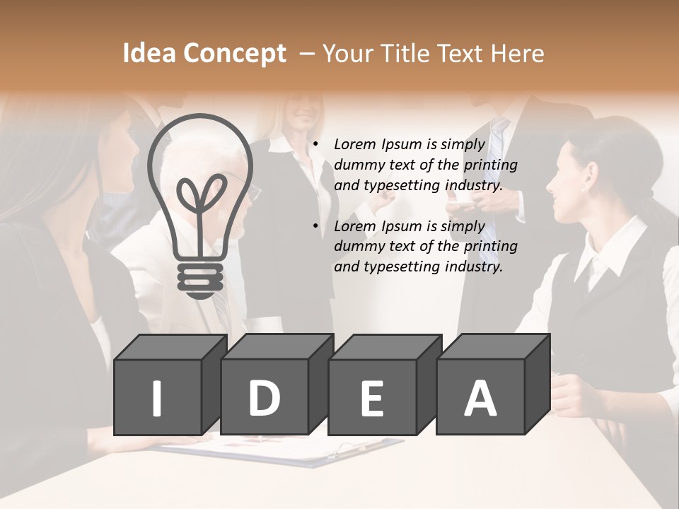 Speaker Cooperation Wellbeing PowerPoint Template