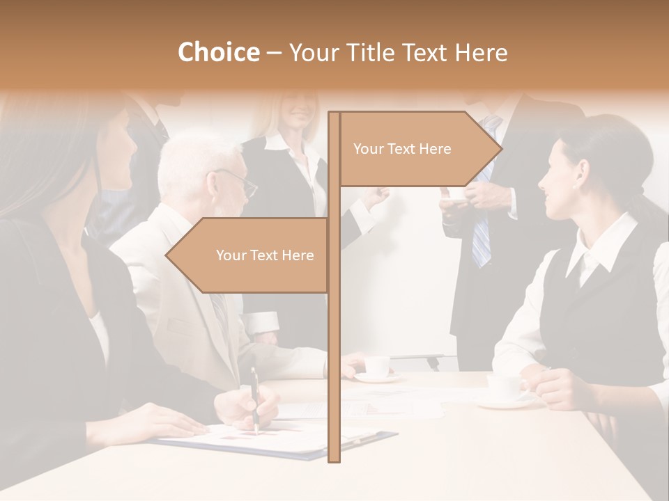 Speaker Cooperation Wellbeing PowerPoint Template