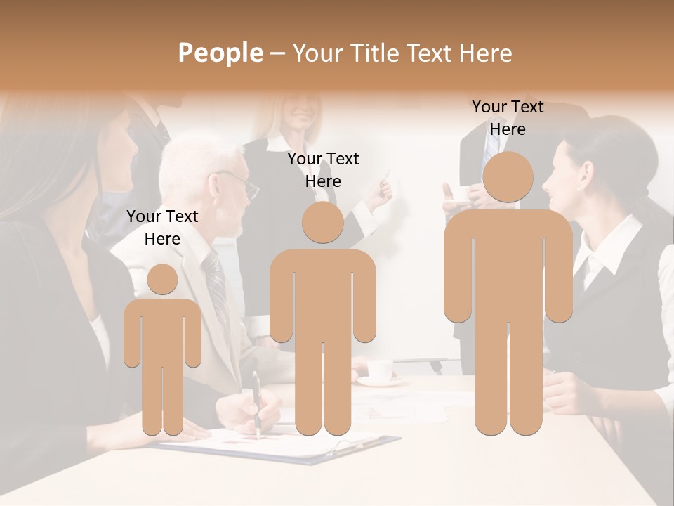 Speaker Cooperation Wellbeing PowerPoint Template