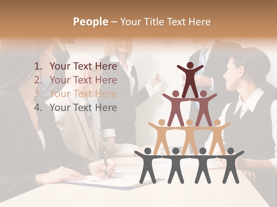Speaker Cooperation Wellbeing PowerPoint Template