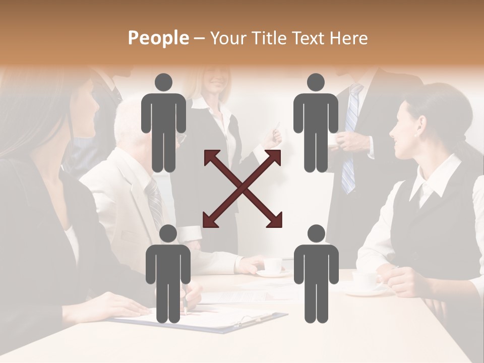 Speaker Cooperation Wellbeing PowerPoint Template