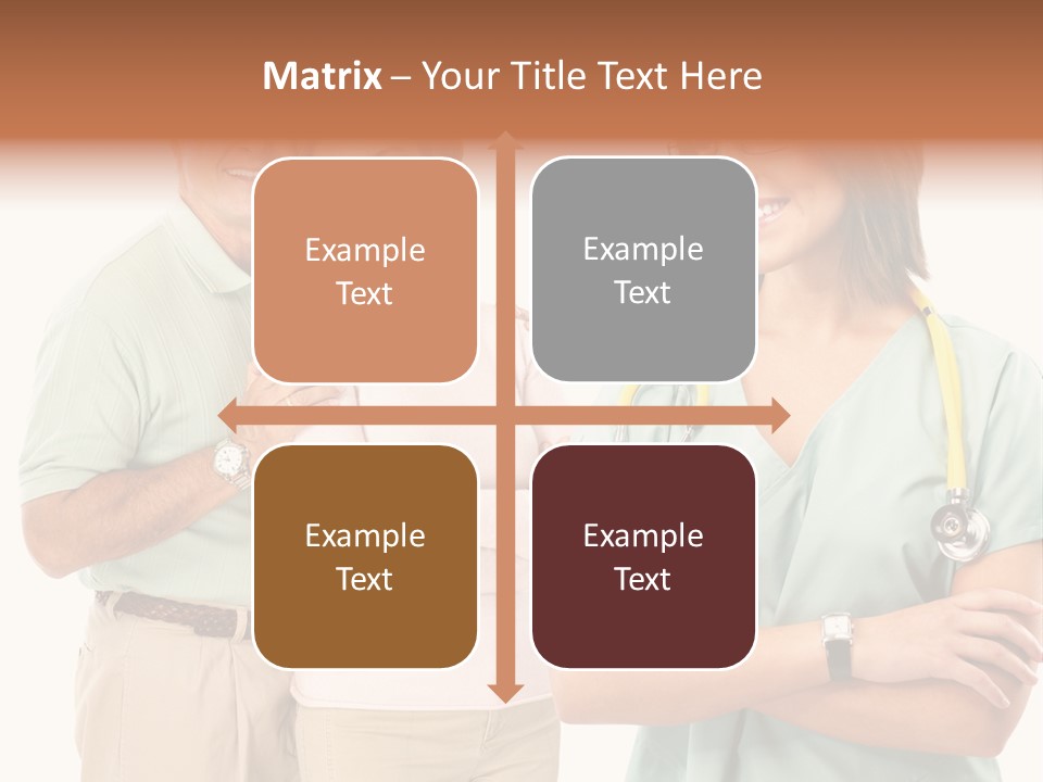 Mature Senior Man PowerPoint Template