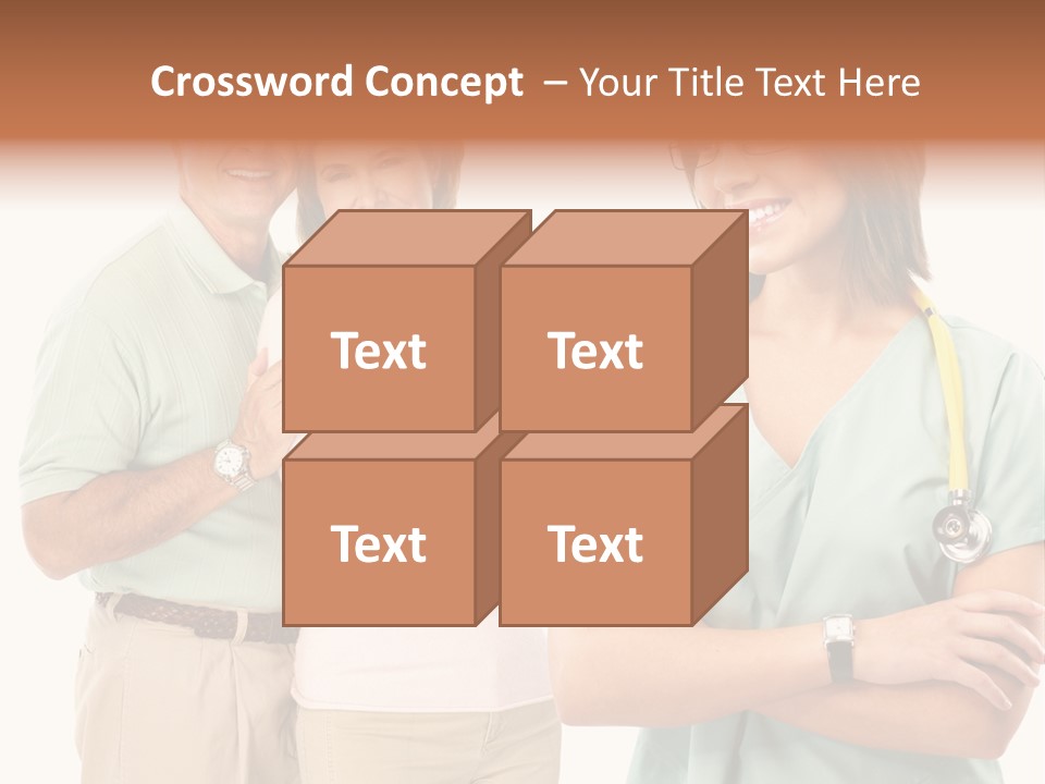 Mature Senior Man PowerPoint Template