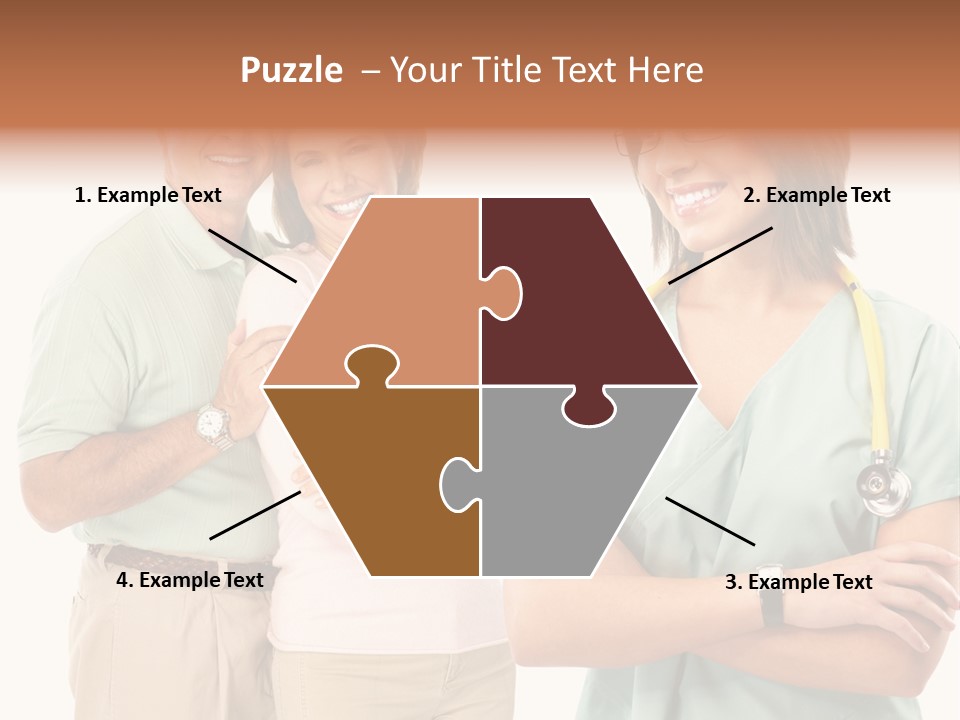 Mature Senior Man PowerPoint Template