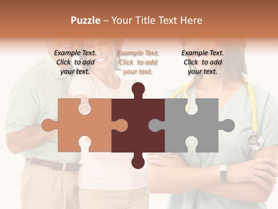 Mature Senior Man PowerPoint Template