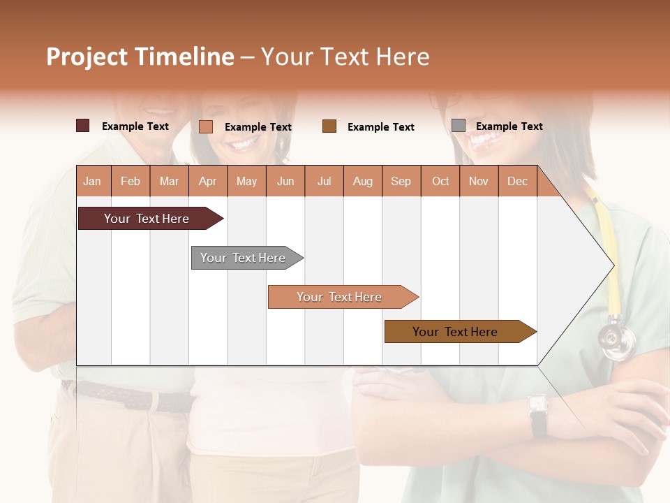 Mature Senior Man PowerPoint Template