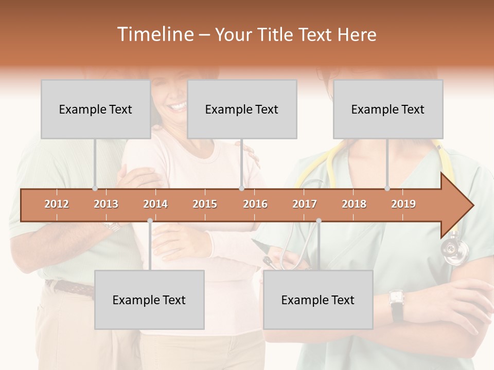 Mature Senior Man PowerPoint Template
