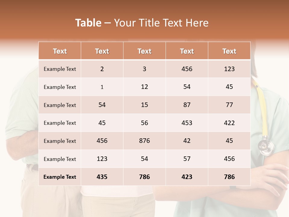 Mature Senior Man PowerPoint Template