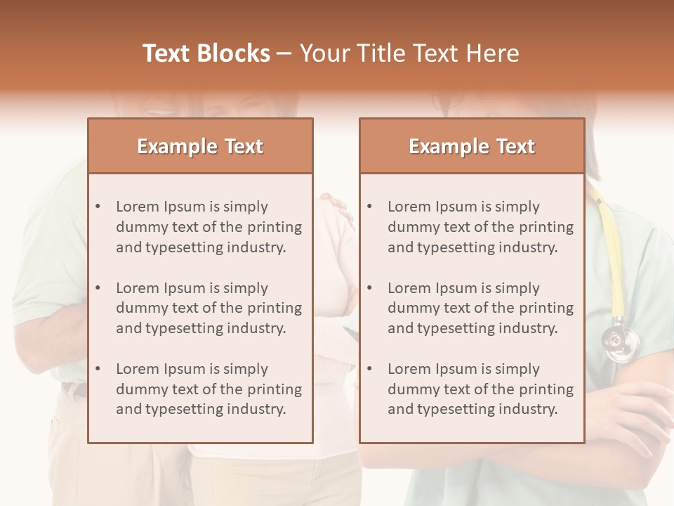 Mature Senior Man PowerPoint Template