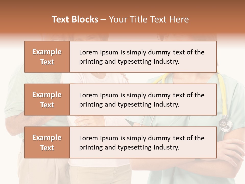 Mature Senior Man PowerPoint Template
