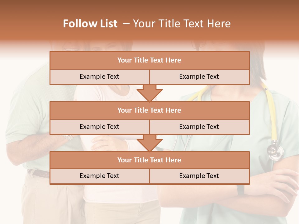 Mature Senior Man PowerPoint Template