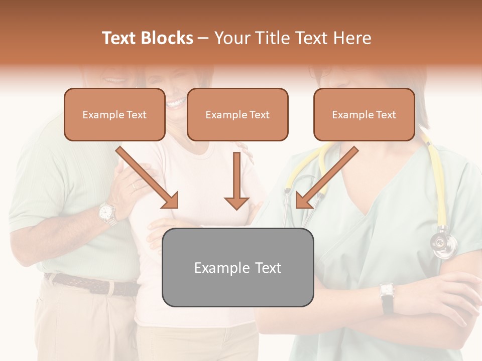 Mature Senior Man PowerPoint Template