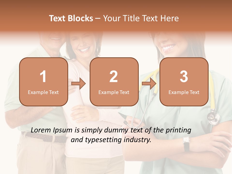 Mature Senior Man PowerPoint Template