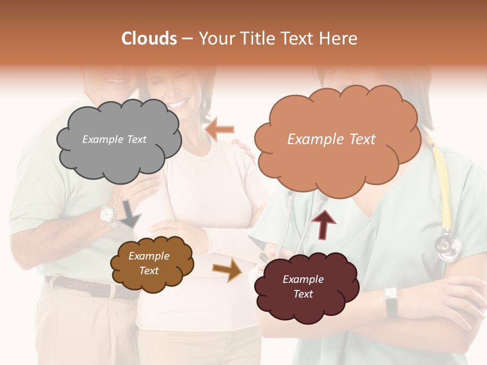 Mature Senior Man PowerPoint Template