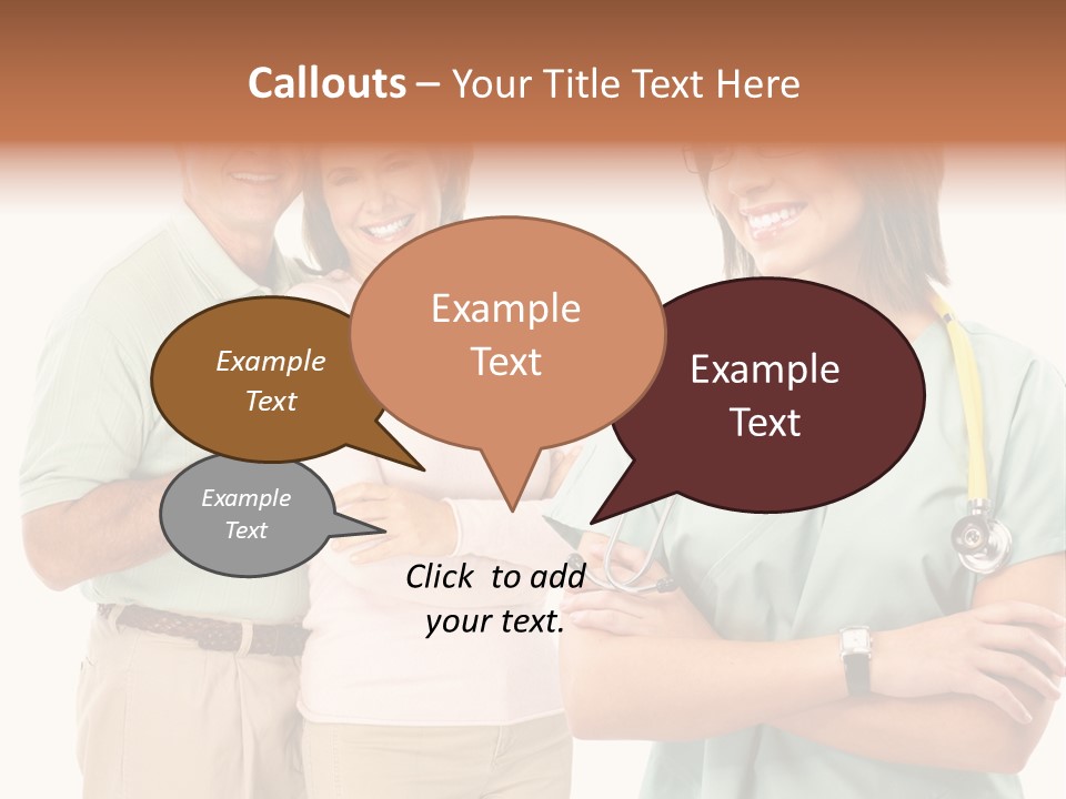 Mature Senior Man PowerPoint Template