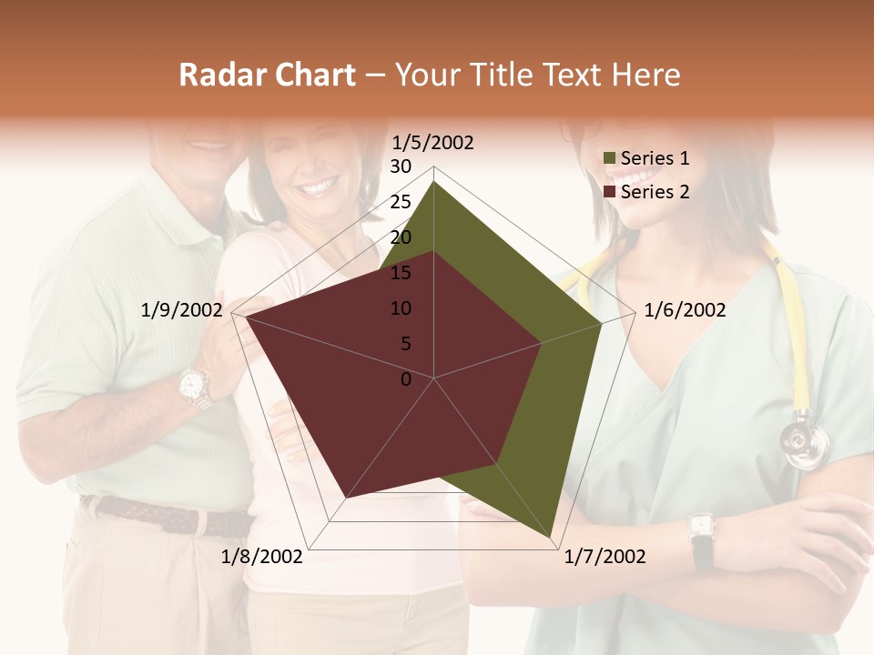 Mature Senior Man PowerPoint Template