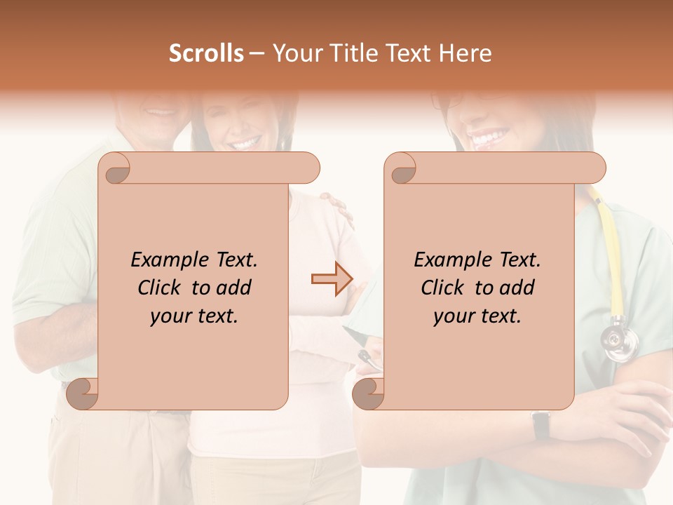 Mature Senior Man PowerPoint Template