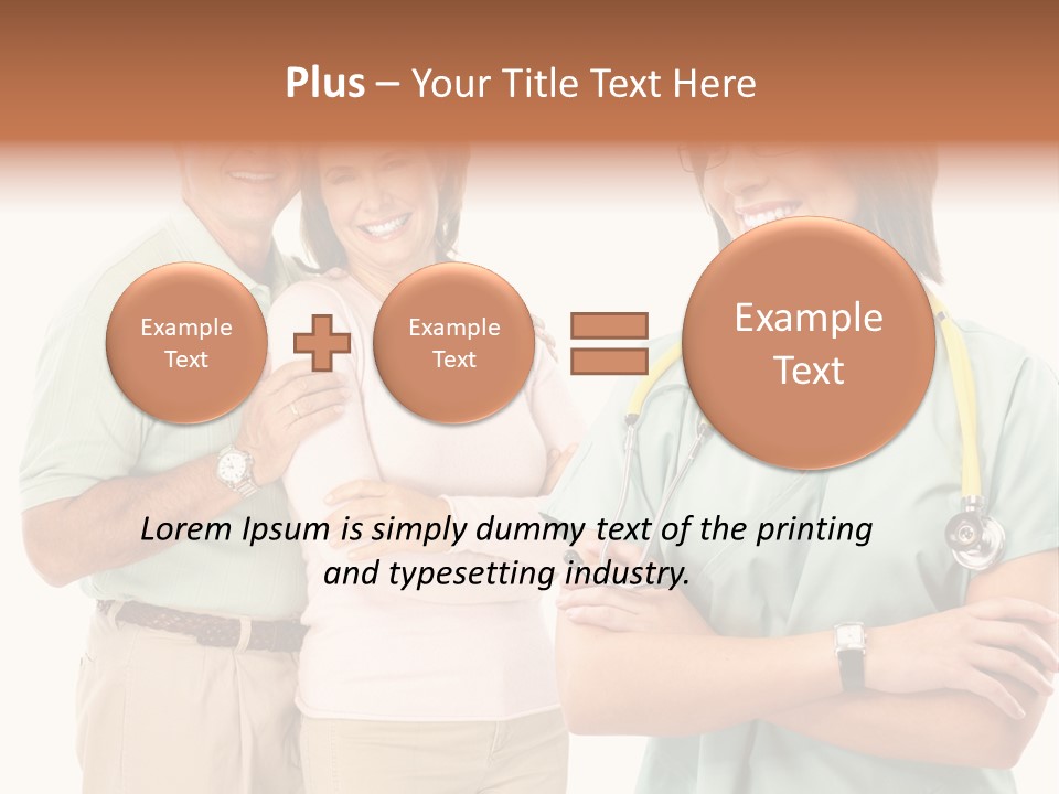 Mature Senior Man PowerPoint Template
