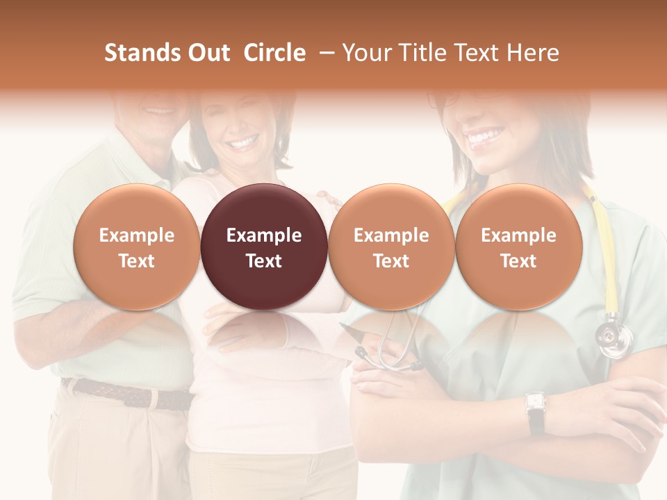 Mature Senior Man PowerPoint Template