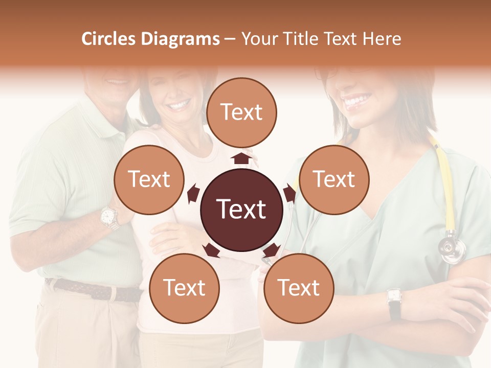 Mature Senior Man PowerPoint Template