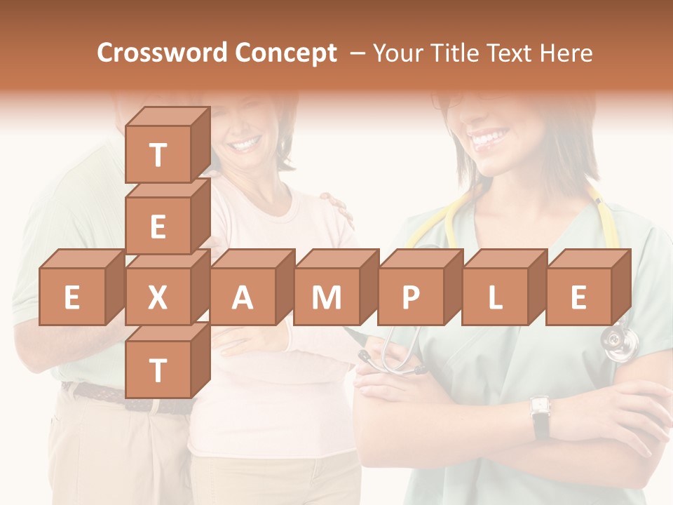 Mature Senior Man PowerPoint Template