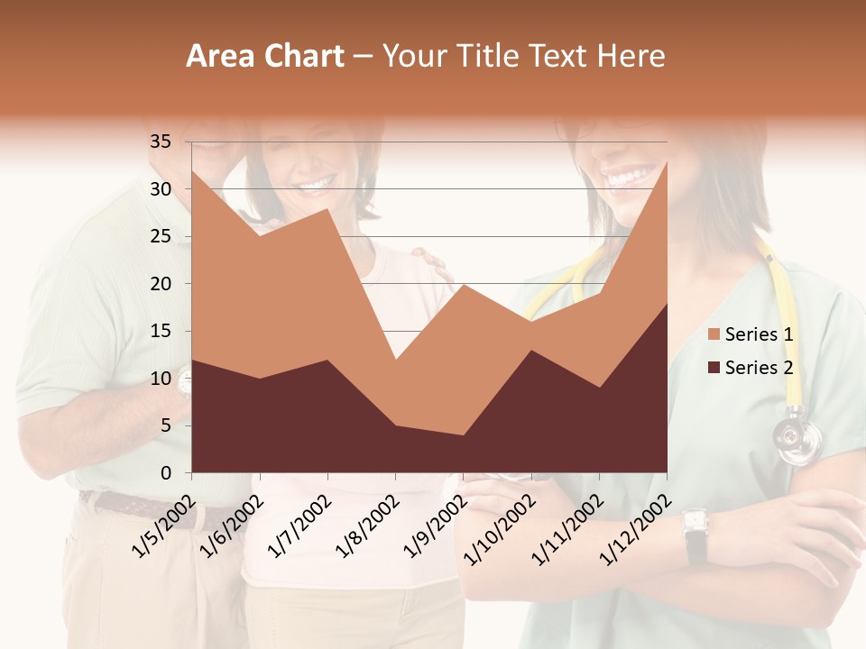 Mature Senior Man PowerPoint Template