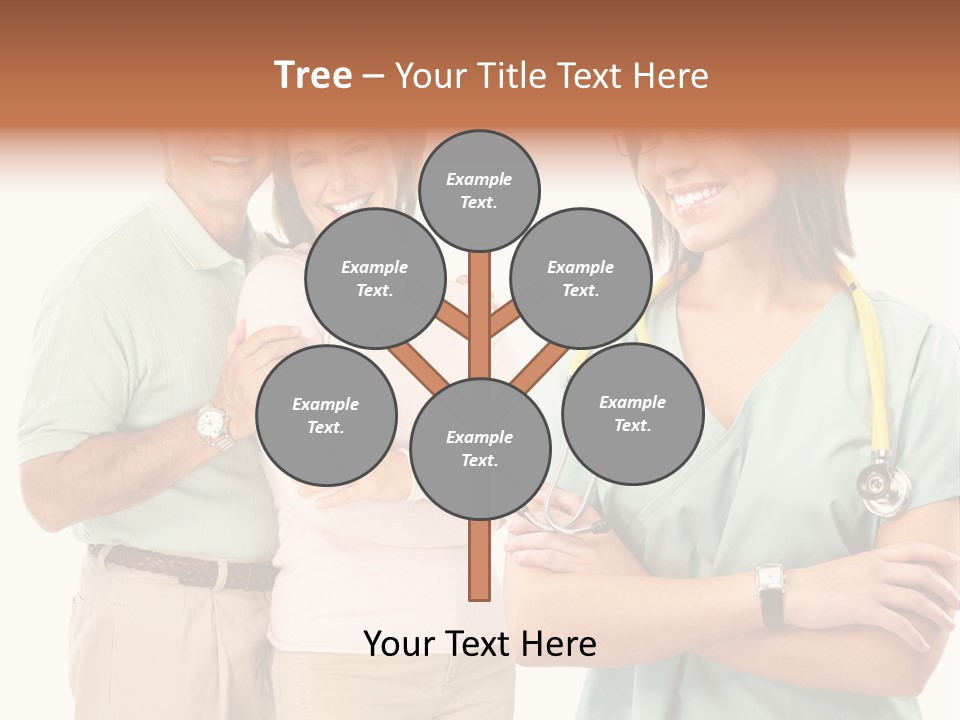 Mature Senior Man PowerPoint Template