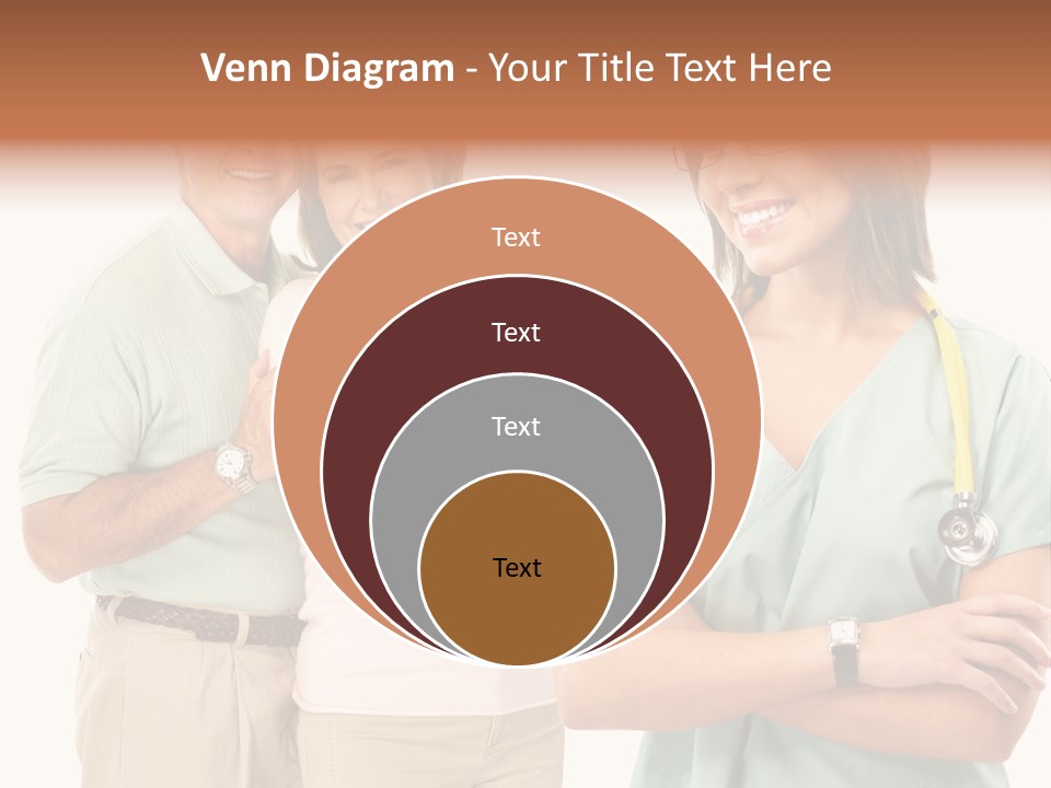 Mature Senior Man PowerPoint Template