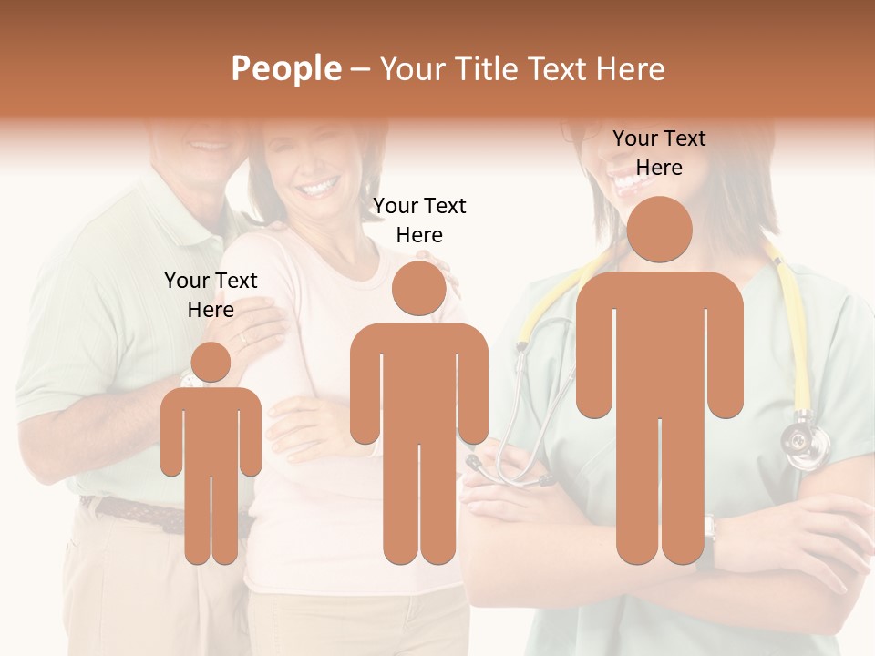 Mature Senior Man PowerPoint Template