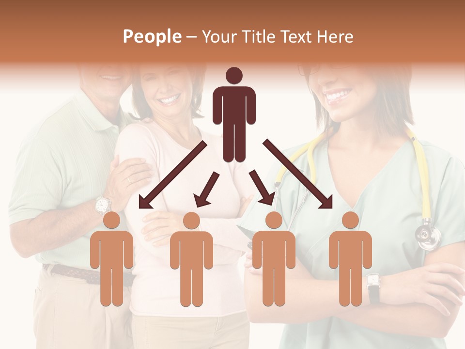 Mature Senior Man PowerPoint Template