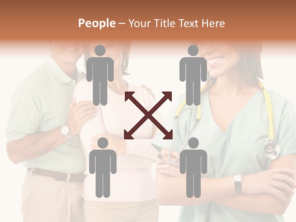 Mature Senior Man PowerPoint Template