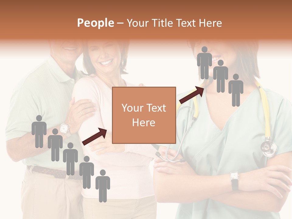 Mature Senior Man PowerPoint Template