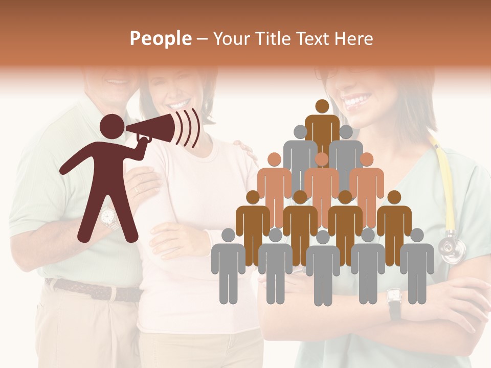 Mature Senior Man PowerPoint Template