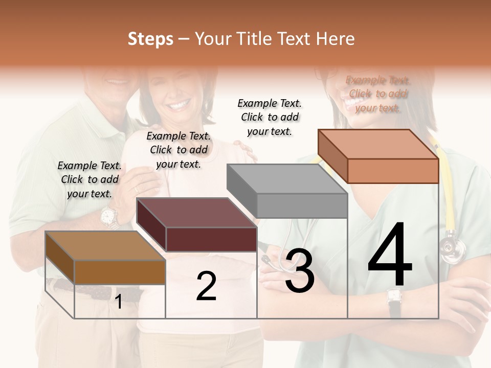 Mature Senior Man PowerPoint Template