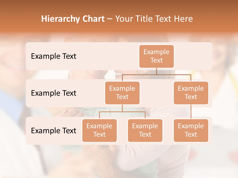A Man And Woman Hugging Each Other In Front Of A Group Of People PowerPoint Template