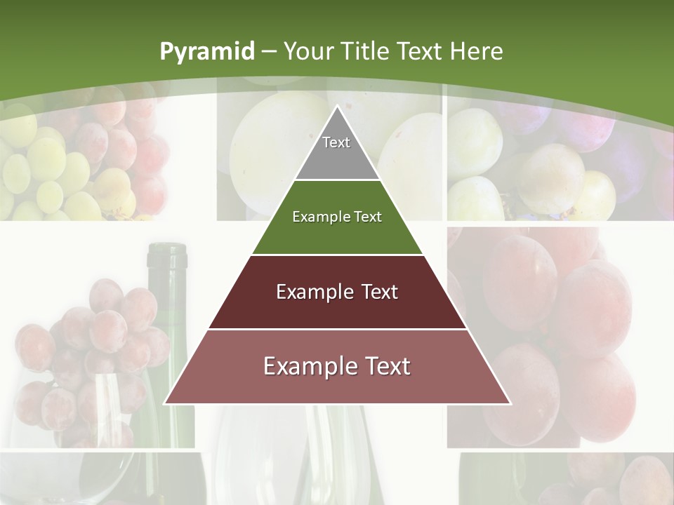 A Collage Of Grapes And Wine Bottles PowerPoint Template