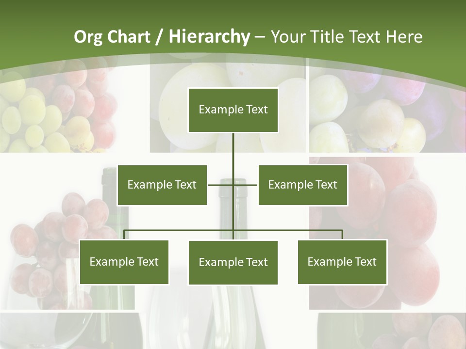 A Collage Of Grapes And Wine Bottles PowerPoint Template