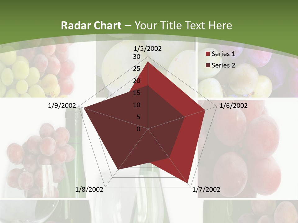 A Collage Of Grapes And Wine Bottles PowerPoint Template