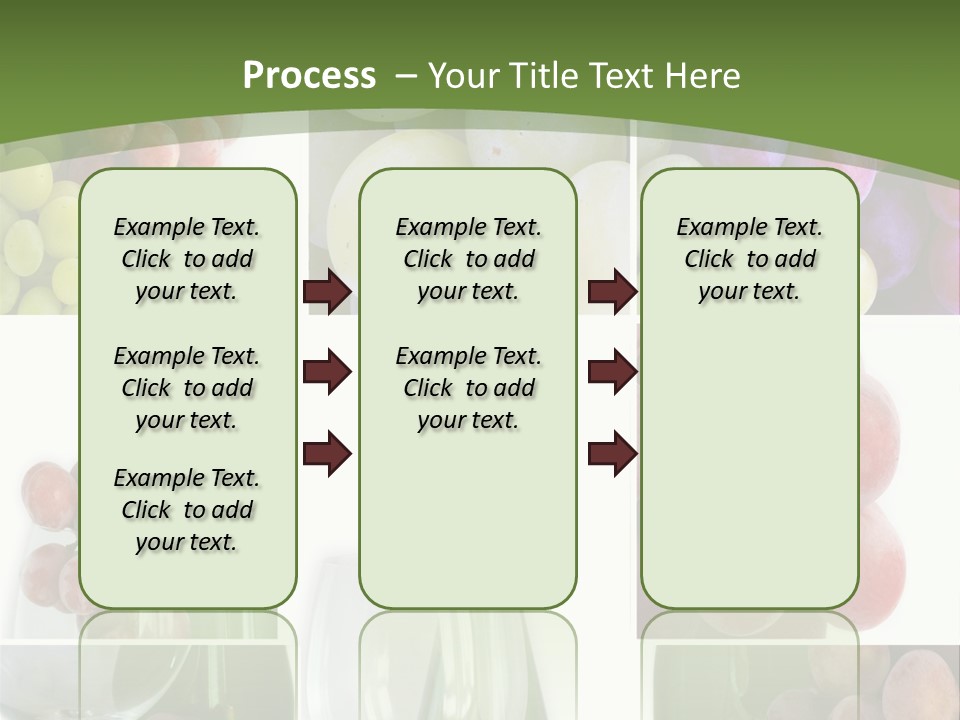 A Collage Of Grapes And Wine Bottles PowerPoint Template