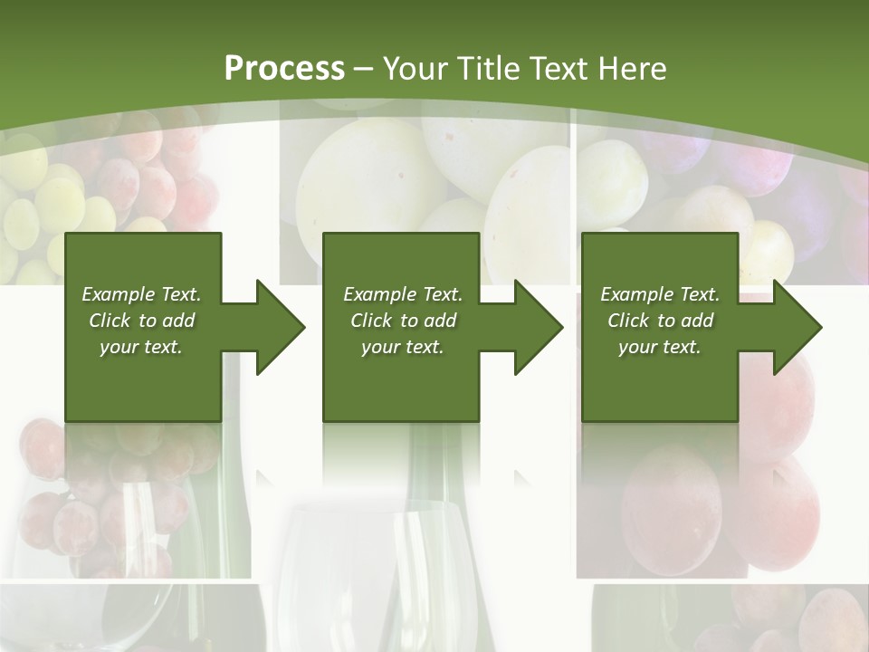 A Collage Of Grapes And Wine Bottles PowerPoint Template