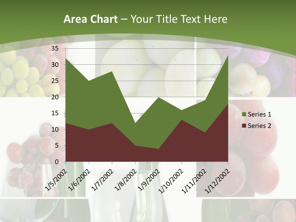 A Collage Of Grapes And Wine Bottles PowerPoint Template