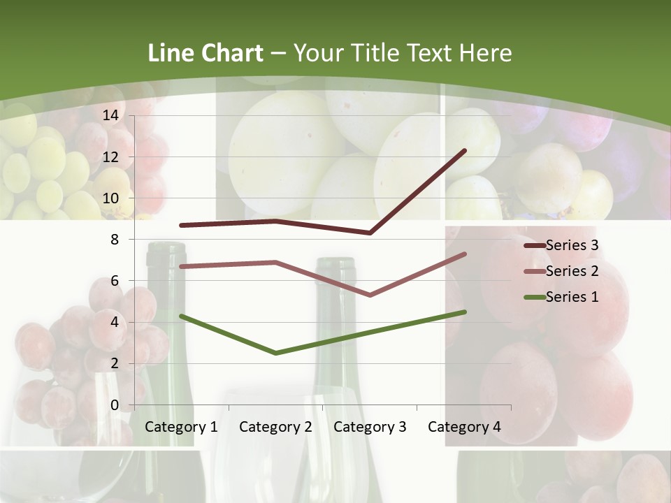 A Collage Of Grapes And Wine Bottles PowerPoint Template