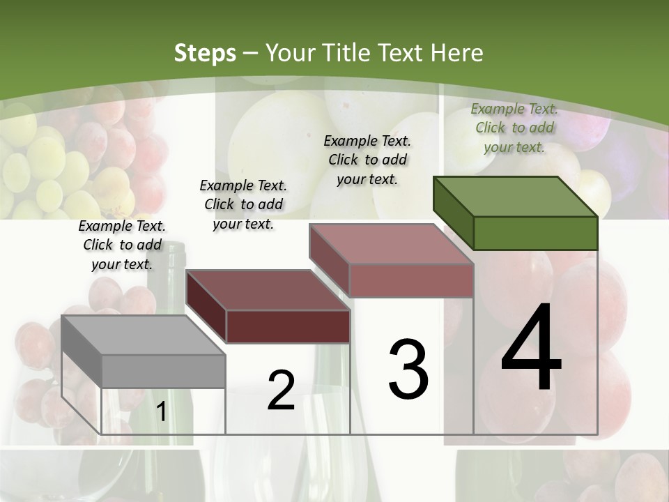 A Collage Of Grapes And Wine Bottles PowerPoint Template