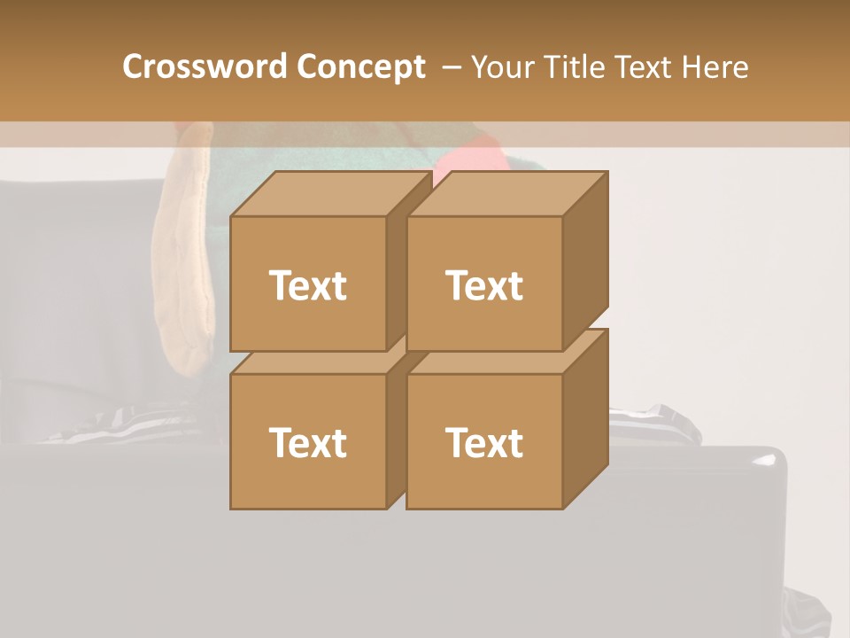 A Man Wearing A Elf Hat Sitting In Front Of A Laptop PowerPoint Template