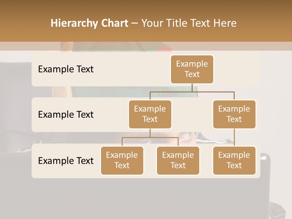 A Man Wearing A Elf Hat Sitting In Front Of A Laptop PowerPoint Template
