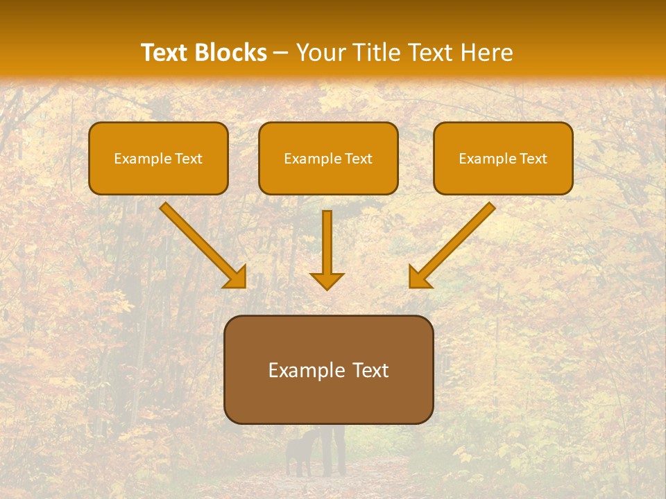 Green Yellow Tree PowerPoint Template