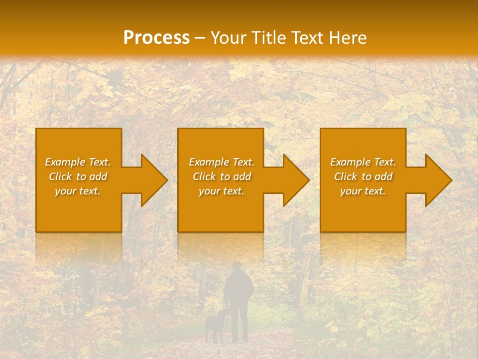 Green Yellow Tree PowerPoint Template